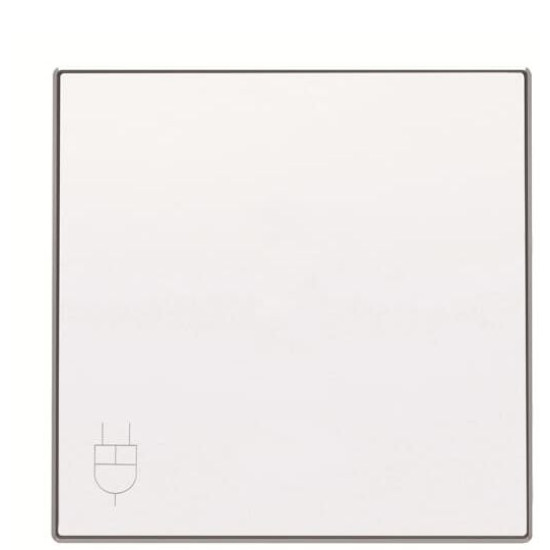 Центральна плата розетки ABB Sky 2CLA858810A1101 8588.1 BL із кришкою (білий)