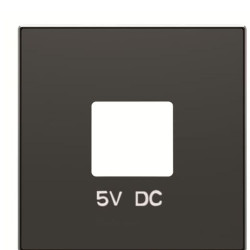 Центральна плата USBx2 розетки ABB Sky 2CLA858500A1501 8585 NS (чорний оксамит)