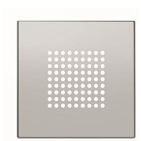 Центральна плата аудіо розетки ABB Sky 2CLA852900A1301 8529 PL (срібло)