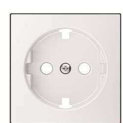 Центральна плата розетки ABB Sky 2CLA858890A1101 8588.9 BL із заземленням (білий)