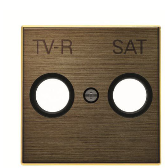 Центральна плата TV/R+SAT розетки ABB Sky 2CLA855010A1201 8550.1 OE (золото)