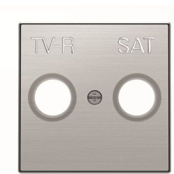 Центральна плата TV/R+SAT розетки ABB Sky 2CLA855010A1401 8550.1 AI (сталь)