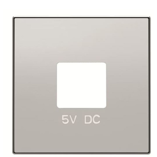 Центральна плата USBx2 розетки ABB Sky 2CLA858500A1301 8585 PL (срібло)