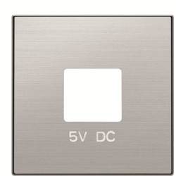 Центральна плата USBx2 розетки ABB Sky 2CLA858500A1401 8585 AI (сталь)