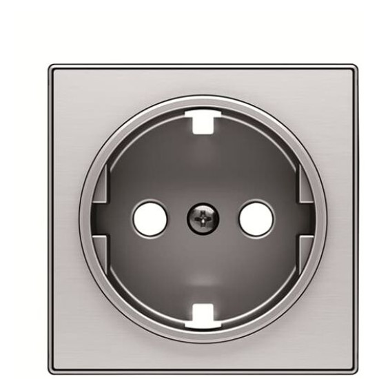 Центральна плата розетки ABB Sky 2CLA858800A1401 8588 AI із заземленням (сталь)