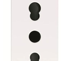 Розетка ABB Zenit 2CLA213300N1101 N2133 BL італійський стандарт 1М (білий)
