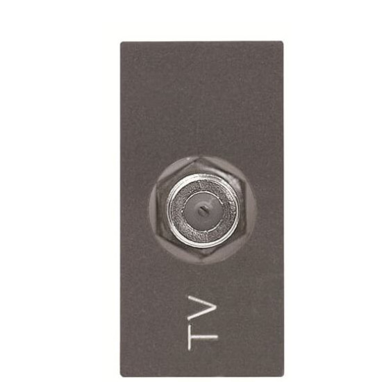 TV розетка ABB Zenit 2CLA215000N1801 N2150 AN 1М (антрацит)