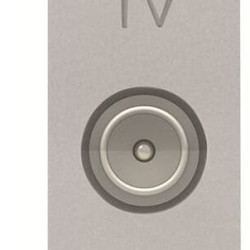 TV розетка ABB Zenit 2CLA215070N1301 N2150.7 PL 1М (срібло)