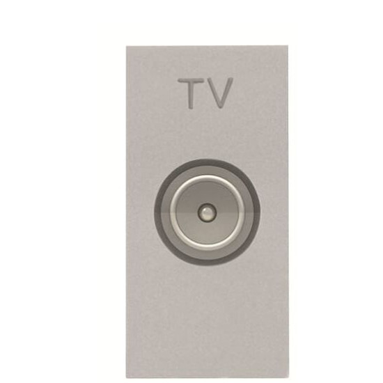 TV розетка ABB Zenit 2CLA215070N1301 N2150.7 PL 1М (срібло)