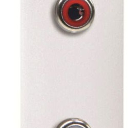 RCA розетка ABB Zenit 2CLA215520N1101 N2155.2 BL 1М (білий)