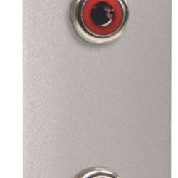 RCA розетка ABB Zenit 2CLA215520N1301 N2155.2 PL 1М (срібло)