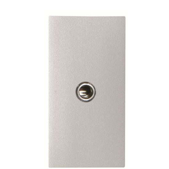 Mini-Jack розетка ABB Zenit 2CLA215540N1301 N2155.4 PL 1М (срібло)