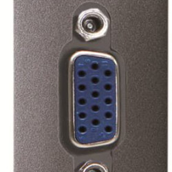 VGA розетка ABB Zenit 2CLA215550N1801 N2155.5 AN 1М (антрацит)