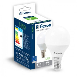 Світлодіодна лампа Feron 4913 LB-380 4Вт 4000К P45 Е14