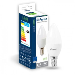 Світлодіодна лампа Feron 4917 LB-720 4Вт 4000К C37 Е14