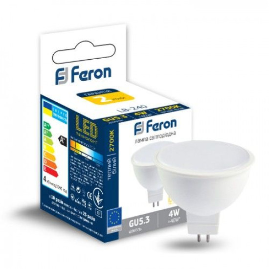 Світлодіодна лампа Feron 5045 LB-240 4Вт 2700К MR16 G5.3