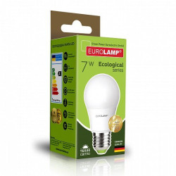 Світлодіодна лампа Eurolamp LED-A50-07273(P) Eco 7Вт 3000К A50 Е27