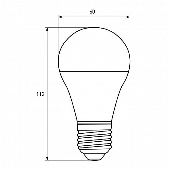 Світлодіодна лампа Eurolamp LED-A60-12273(P) Eco 12Вт 3000К A60 Е27
