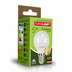 Світлодіодна лампа Eurolamp LED-G45-05143(P) Eco 5Вт 3000К G45 Е14