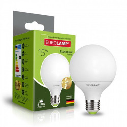 Світлодіодна лампа Eurolamp LED-G95-15274(P) Eco 15Вт 4000К G95 Е27