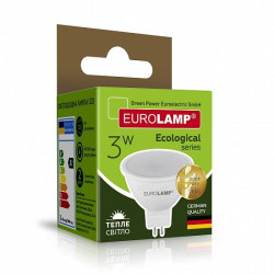 Світлодіодна лампа Eurolamp LED-SMD-03534(P) Eco 3Вт 4000К MR16 GU5.3