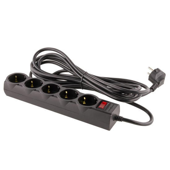 Фільтр мережі LogicPower LP9585 LP-X5 5м Black