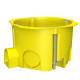 Монтажна набірна коробка для порожніх стін Plank Electrotechnic BOXES MB002 (PLK4002400) типу МВ 65х45мм (жовта)
