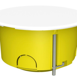 Монтажна коробка для порожніх стін Plank Electrotechnic BOXES MB102 (PLK6002400) типу МВ 80х45мм (жовта)