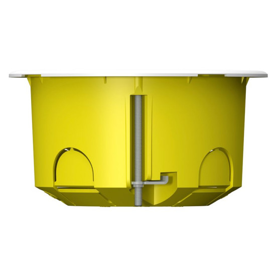 Монтажна коробка для порожніх стін Plank Electrotechnic BOXES MB102 (PLK6002400) типу МВ 80х45мм (жовта)