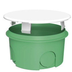 Монтажна коробка для суцільних стін Plank Electrotechnic BOXES MB101 (PLK6101500) типу МВ 70х40мм (салатова)