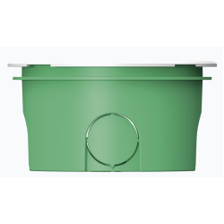 Монтажна коробка для суцільних стін Plank Electrotechnic BOXES MB101 (PLK6101500) типу МВ 70х40мм (салатова)