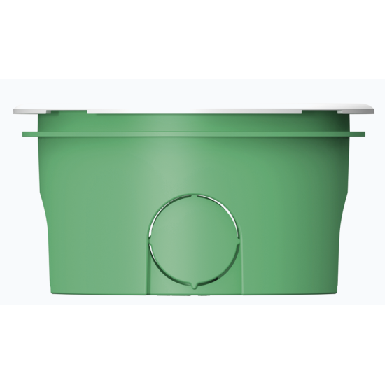 Монтажна коробка для суцільних стін Plank Electrotechnic BOXES MB101 (PLK6101500) типу МВ 70х40мм (салатова)