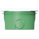Монтажна коробка для суцільних стін Plank Electrotechnic BOXES MB101 (PLK6101500) типу МВ 70х40мм (салатова)