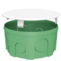 Монтажна коробка для суцільних стін Plank Electrotechnic BOXES MB103 (PLK6103500) типу МВ 100х50мм (салатова)