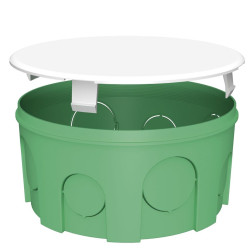 Монтажна коробка для суцільних стін Plank Electrotechnic BOXES MB103 (PLK6103500) типу МВ 100х50мм (салатова)
