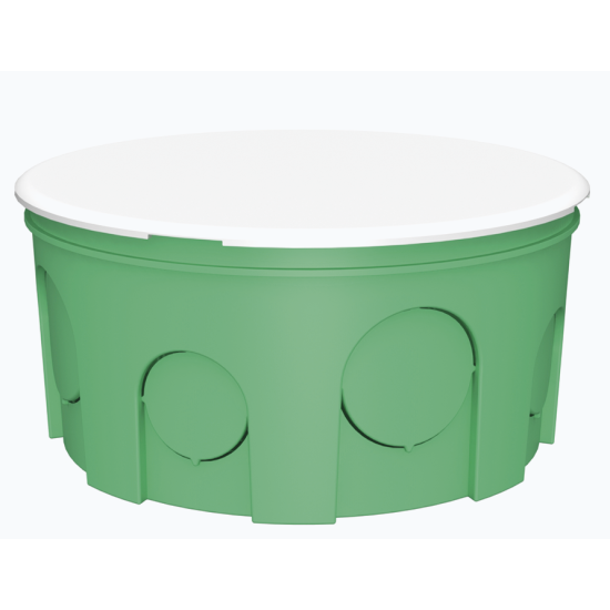 Монтажна коробка для суцільних стін Plank Electrotechnic BOXES MB103 (PLK6103500) типу МВ 100х50мм (салатова)