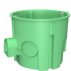 Поглиблена монтажна коробка для суцільних стін Plank Electrotechnic BOXES MB003 (PLK5103500) типу МВ 65х60мм (салатова)