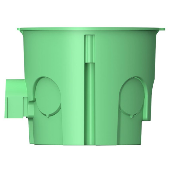 Поглиблена монтажна коробка для суцільних стін Plank Electrotechnic BOXES MB003 (PLK5103500) типу МВ 65х60мм (салатова)