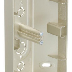 Подвійна кутова коробка Kontakt Simon Simon 54 Premium DPNR2/41 для накладного монтажу під рамки (кремовий)