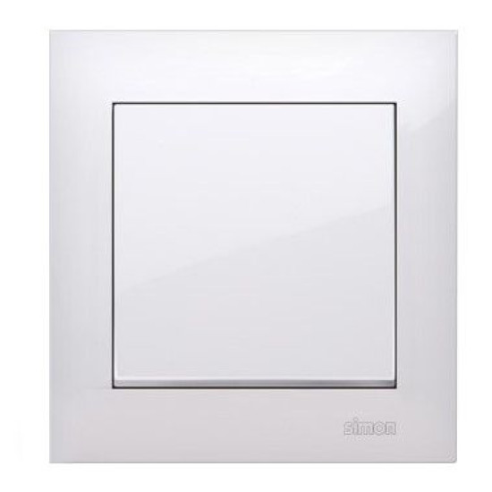 Одинарна рамка Kontakt Simon Simon 54 Premium DR1/11 (білий)