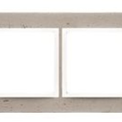 Чотиримісна бетонна рамка Kontakt Simon Simon 54 Nature DRN4/91 (бетон світлий)