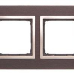 Чотиримісна дерев'яна рамка Kontakt Simon Simon 54 Nature DRN4/85 (золоте венге)