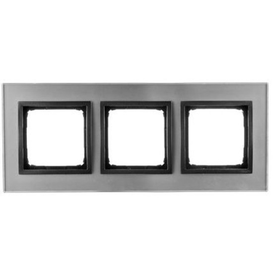 Потрійна скляна рамка Kontakt Simon Simon 54 Nature DRN3/72 (грозова хмара)
