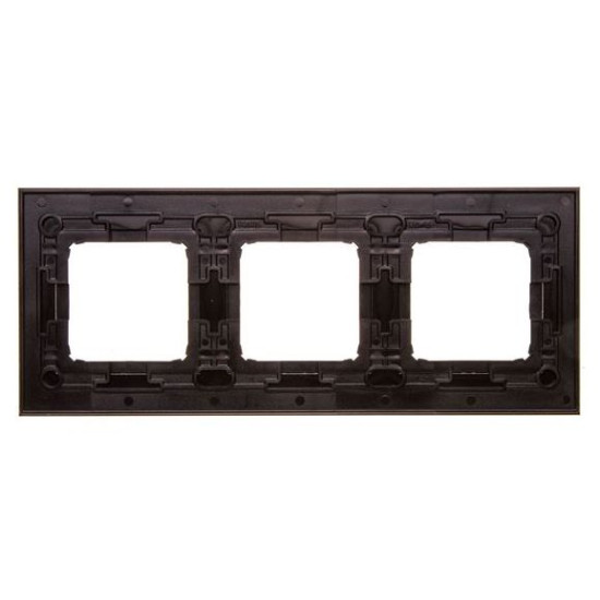 Потрійна скляна рамка Kontakt Simon Simon 54 Nature DRN3/73 (застигла лава)