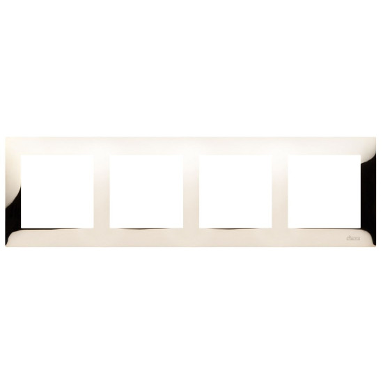Чотиримісна металева рамка Kontakt Simon Simon 54 Premium DR4/66 (золото)