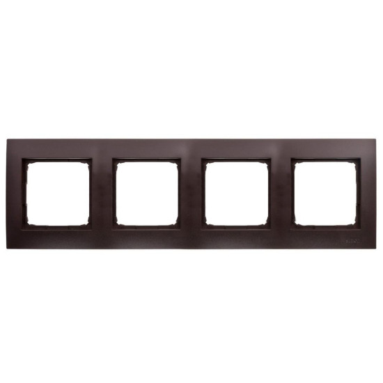 Чотиримісна рамка Kontakt Simon Simon 54 Premium DR4/46 (бронза)