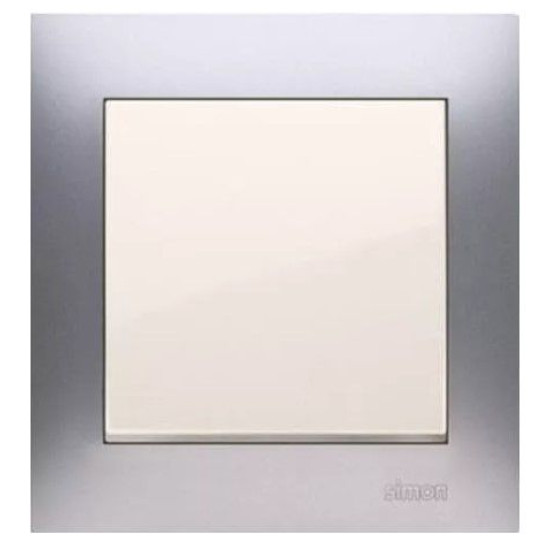 Одинарна рамка Kontakt Simon Simon 54 Premium DR1/43 (срібло)