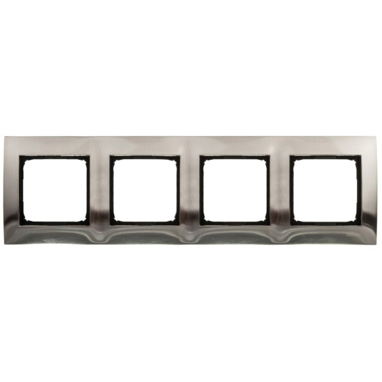 Чотиримісна металева рамка Kontakt Simon Simon 54 Premium DR4/61 (нержавіюча сталь)