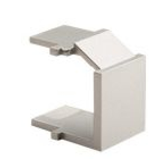 Заглушка Kontakt Simon Simon 54 Premium BWB/43 під RJ45 типу Keystone (срібло)