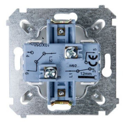 Подвійний прохідний вимикач Kontakt Simon Simon 54 Premium DW6/2.01/11 (білий)